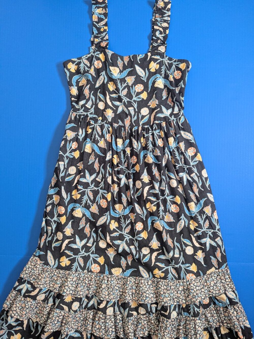 Universal Thread Floral Ruffle Maxi Dress Size S - Picture 6 of 16